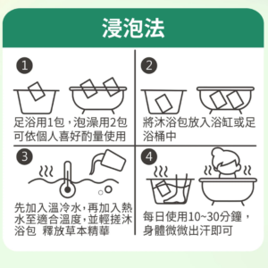 森滋養 艾草草本 沐浴包 (4)