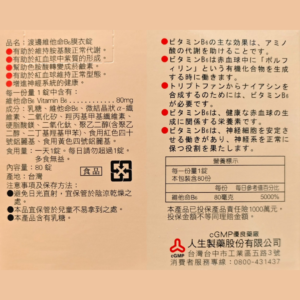 人生製藥 渡邊 維他命B6 (3)