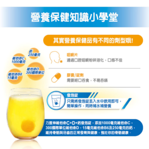 力度伸® 維他命C+鈣+D 發泡錠 (3) 力度伸® 維他命C+鈣+D 發泡錠 (3)